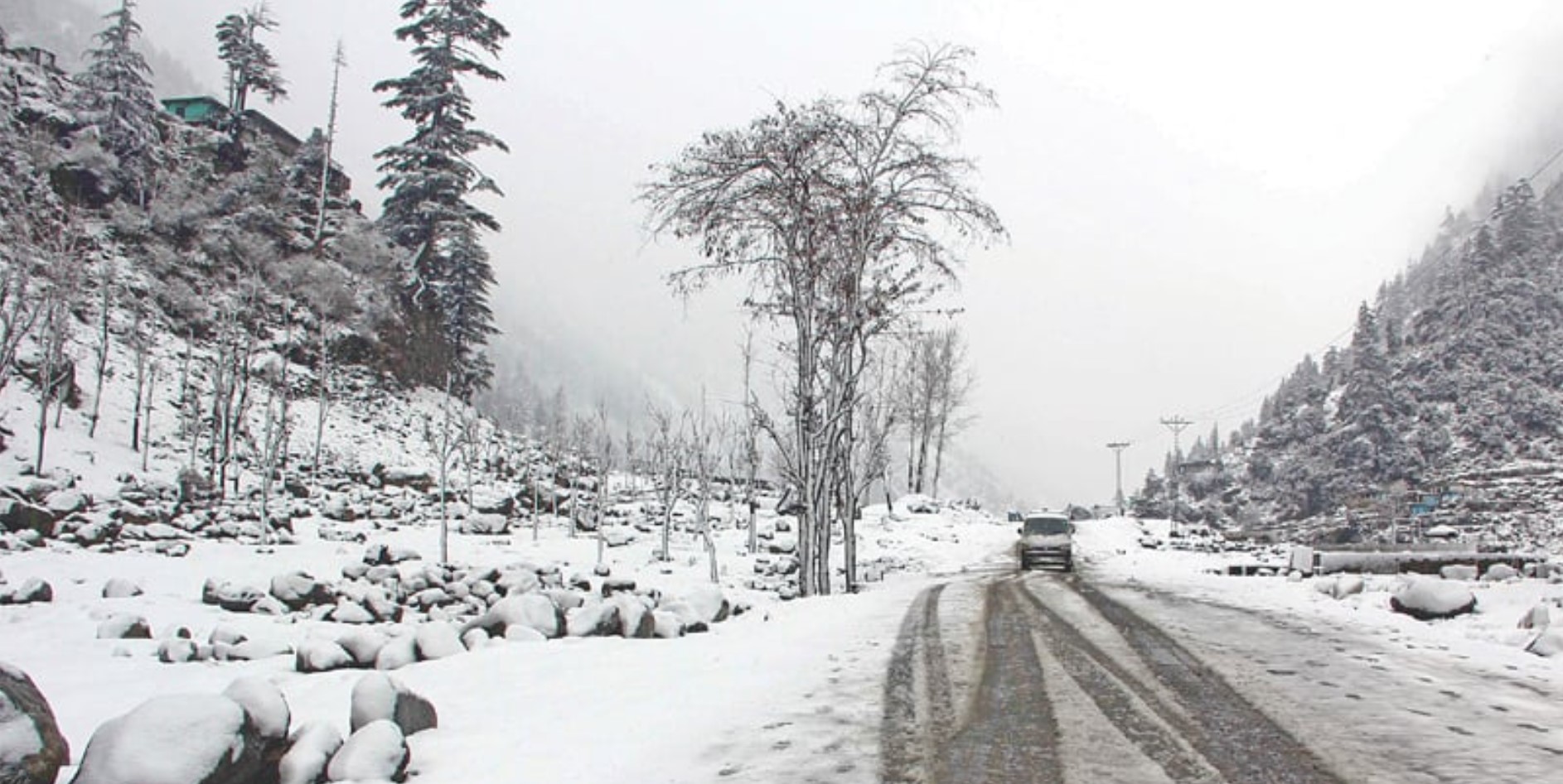 snowfall in KP