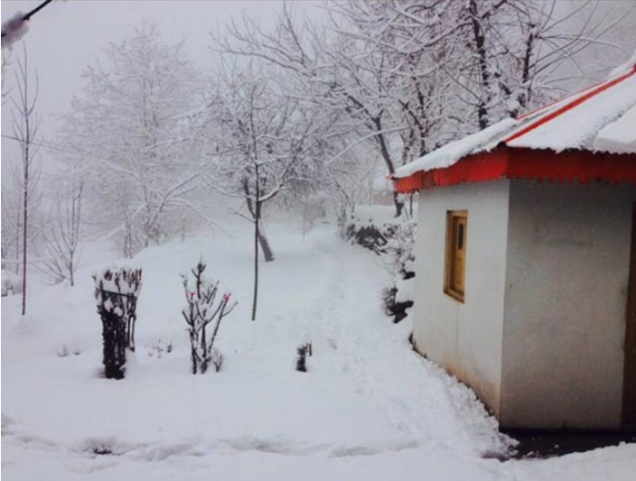 snowfall in KP