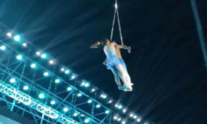 Women Died While Performing Stunt In Sky