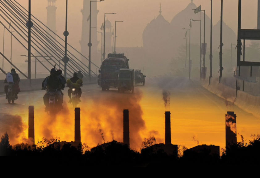 Indian Air Pollution Impacts Bahawalpur