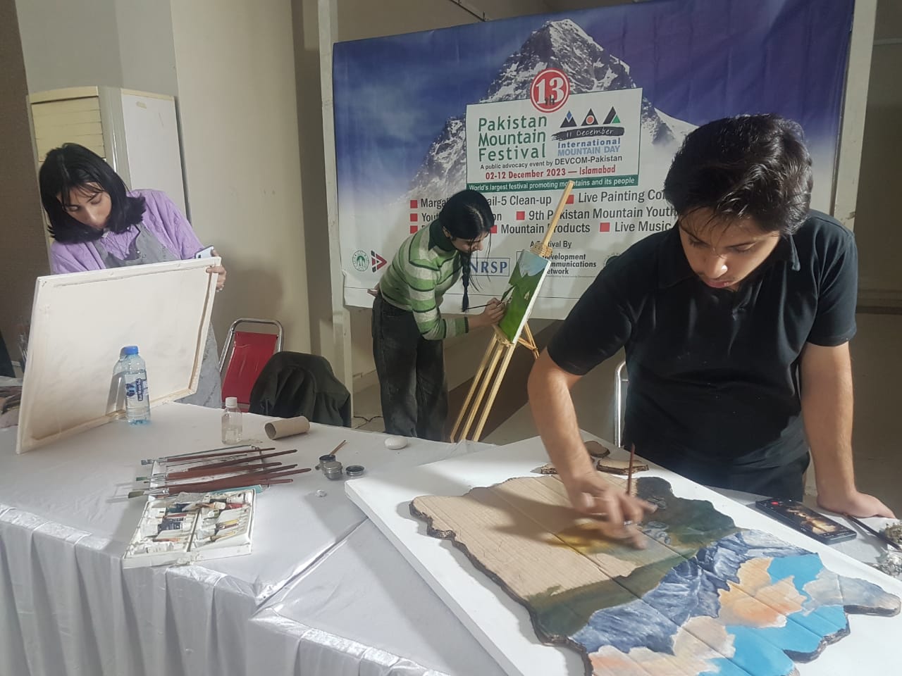 Students Transform Canvases into Calls for Environmental Stewardship