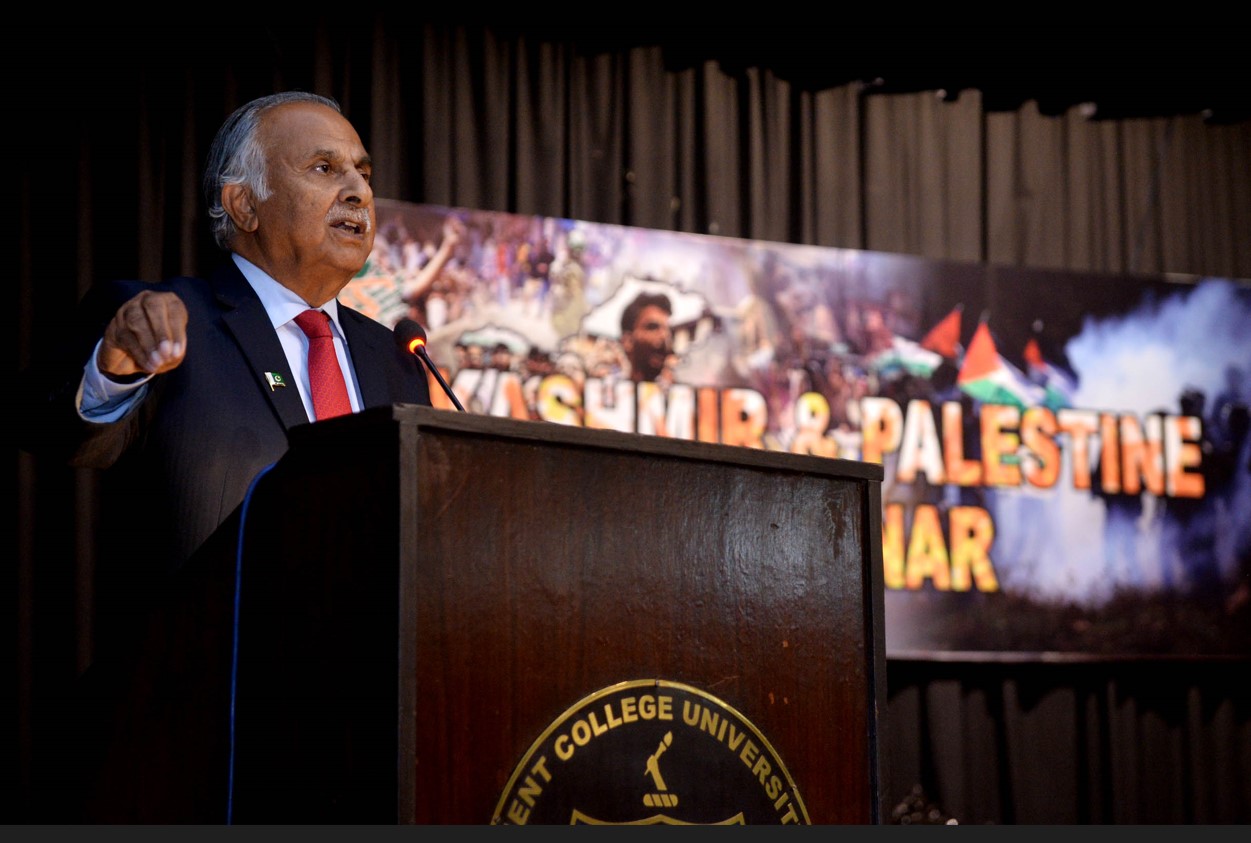 GCU Stands United for Palestine, Kashmir