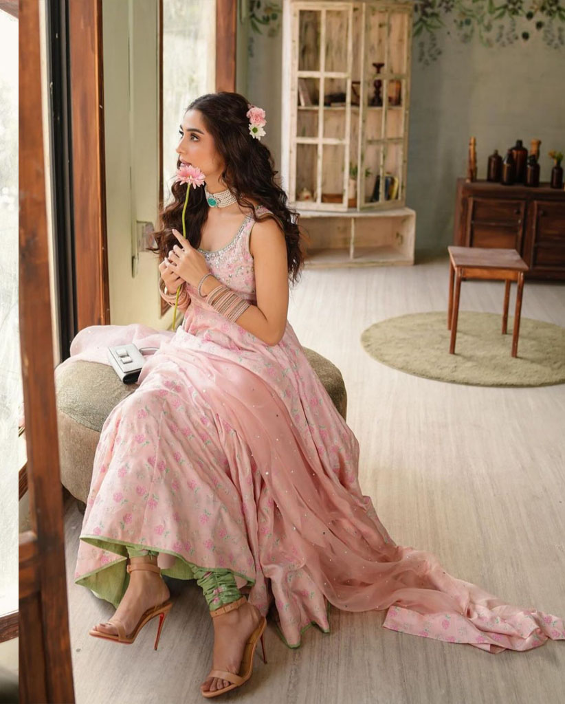 Fans Call Maya Ali Real-Life Barbie in Her Eid Ensemble