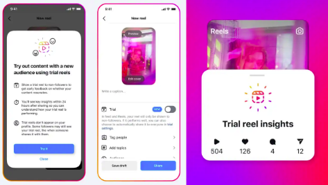 Instagram Introduces Trial Reels for Testing Content