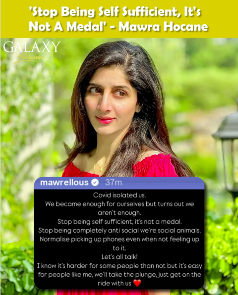 Mawra Urges Connection After Tragic Deaths of Lonely Actresses