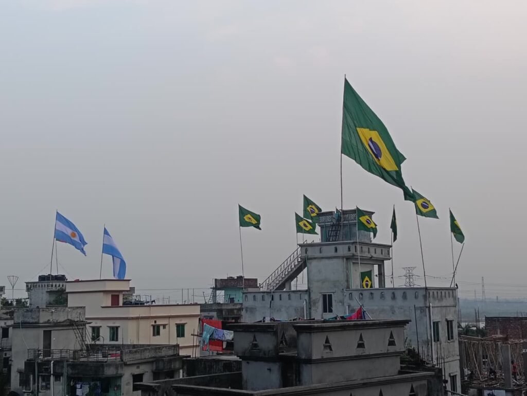 Football Fever Sweeps Through Dhaka Streets